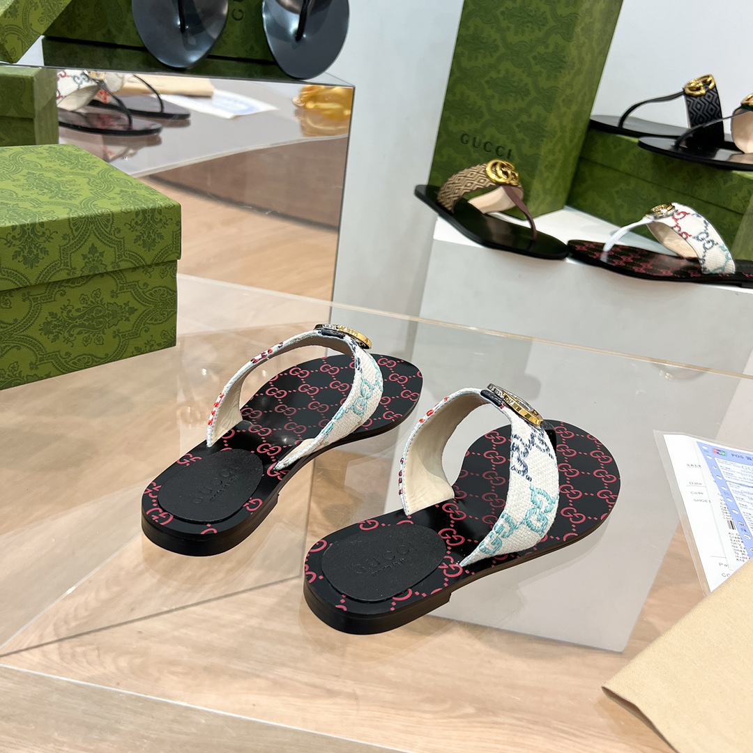 Men Women G*ucci Top Sandals