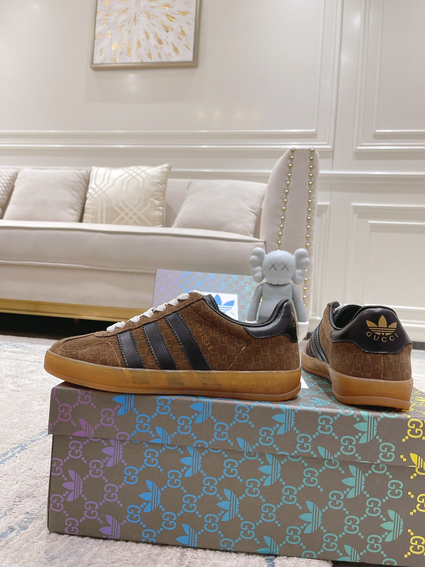 Men G*ucci A*didas Top Sneaker