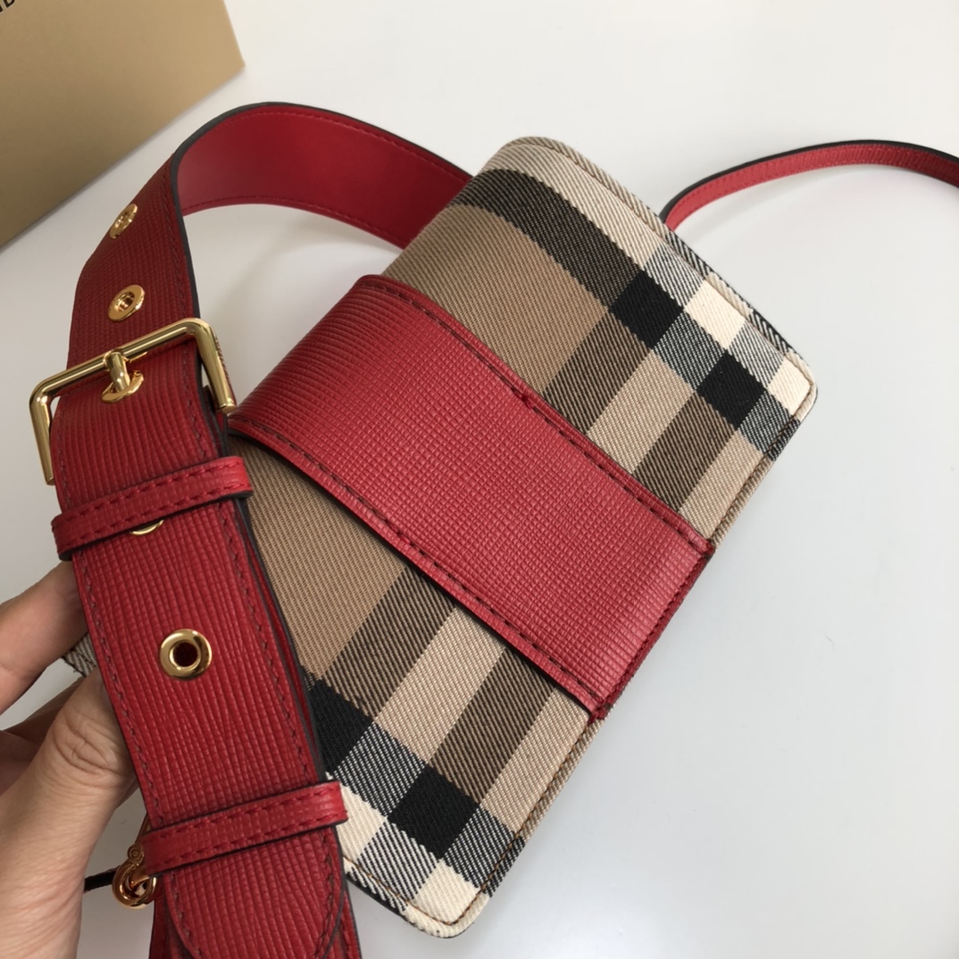 B*urberry Bag Top Quality 19.5*5*12CM