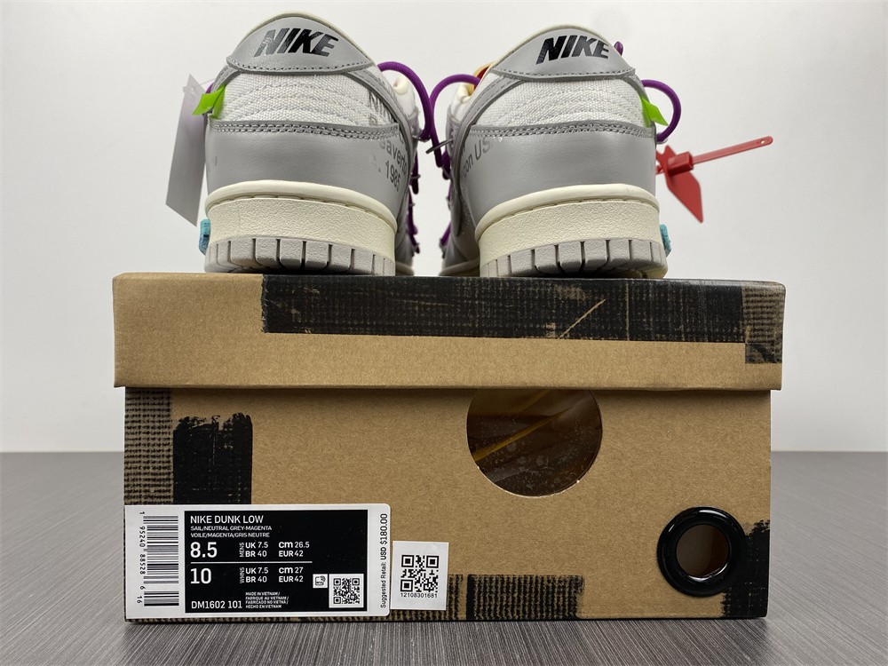 from O*ff-W*hite x Nike Dunk Low
