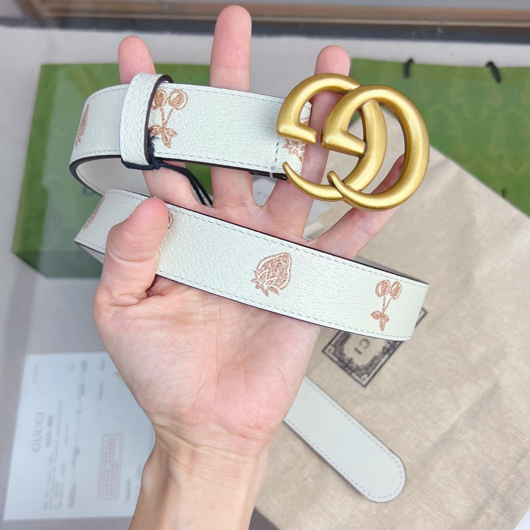 G*ucci Belts Top Quality 30MM