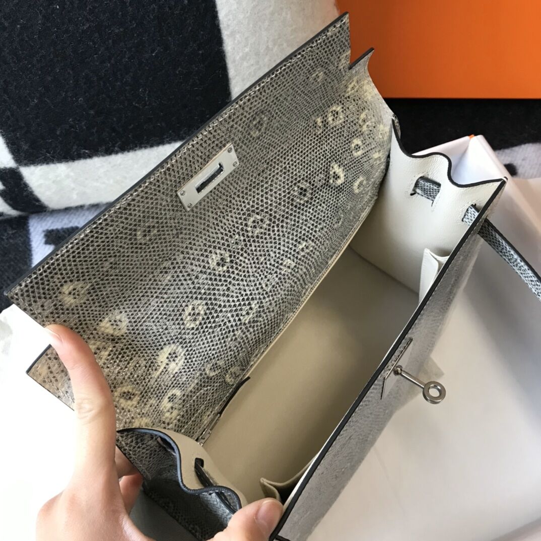 H*ermes Bag Top Quality real lizard skin
