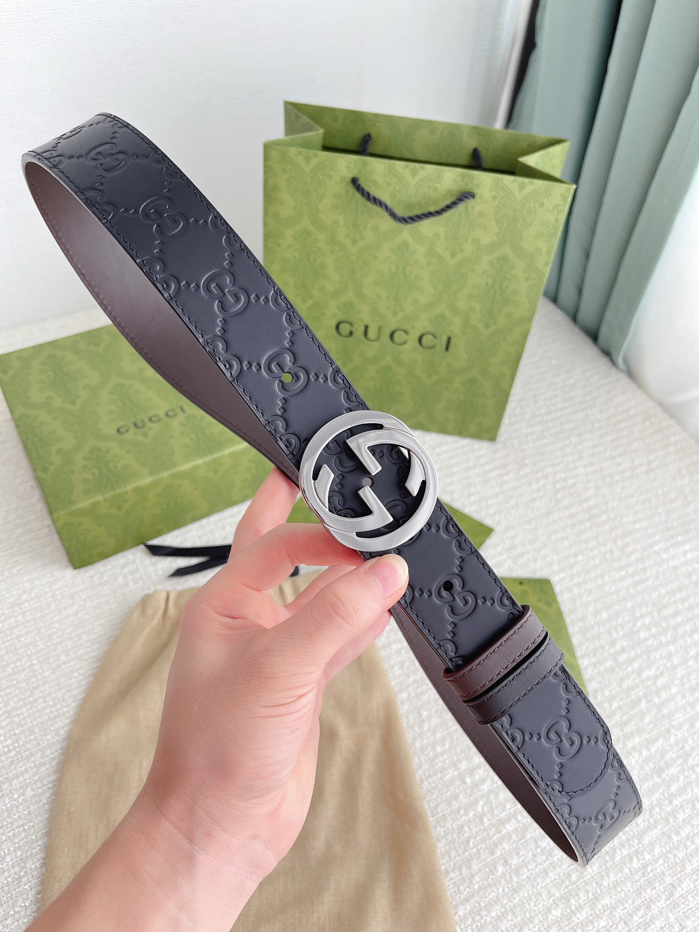 G*ucci Belts Top Quality 37MM