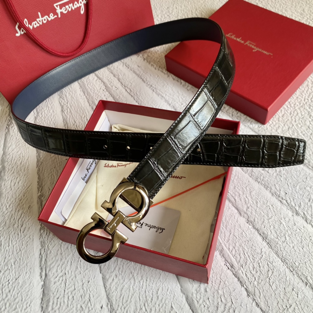 F*erragamo Belts Top Version 3.5cm