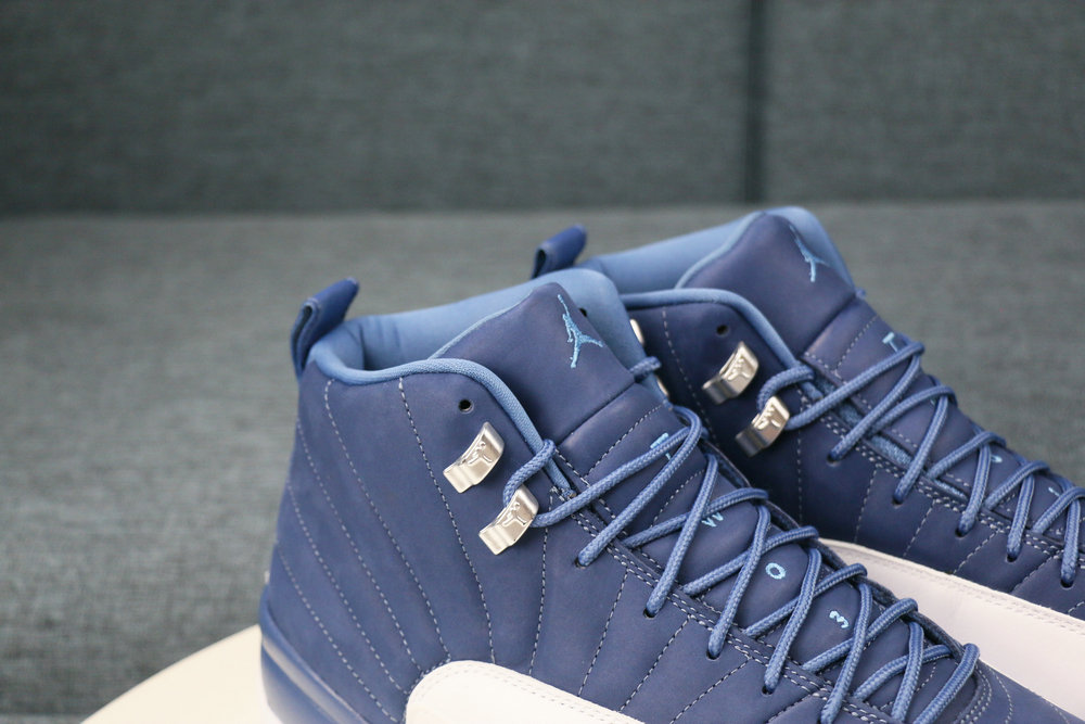 Air Jordan 12 Retro Stone Blue /Obsidian