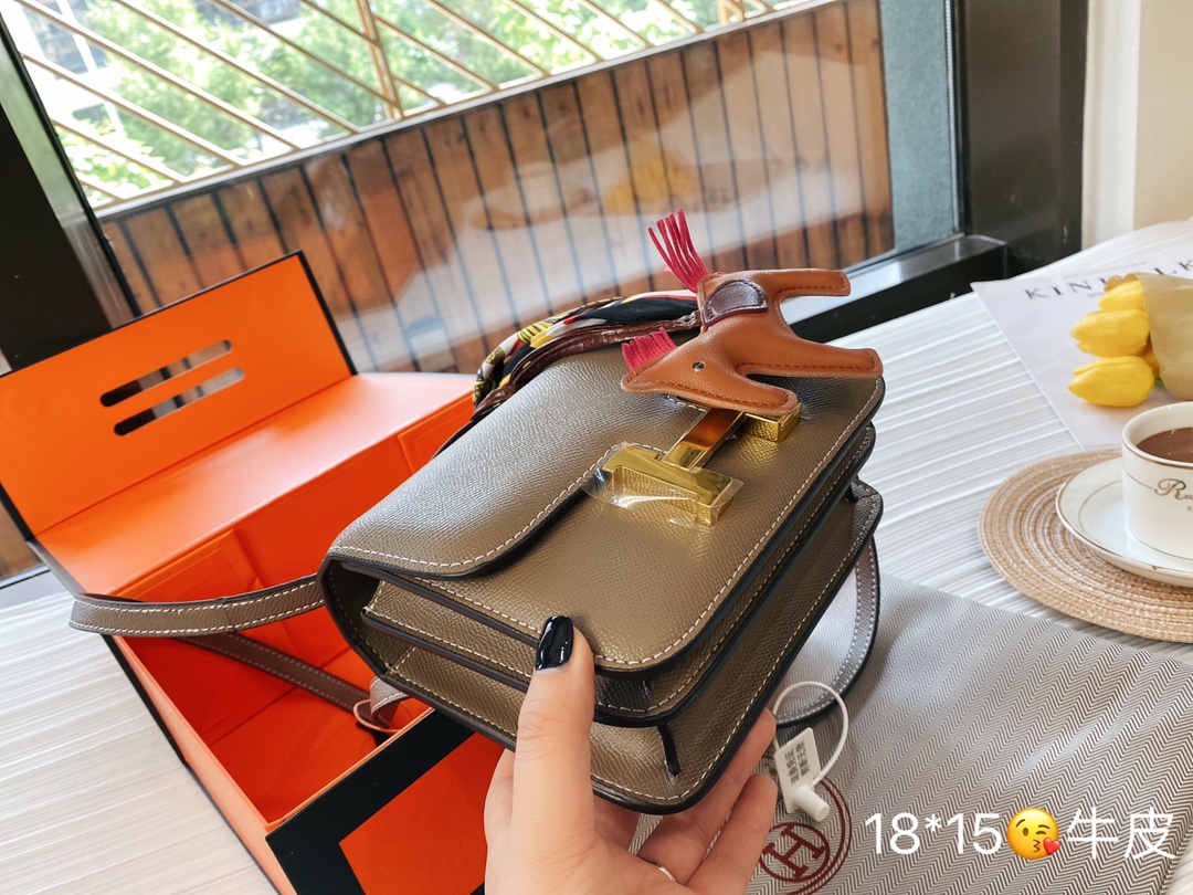 H*ermes Top Bag 18*15CM