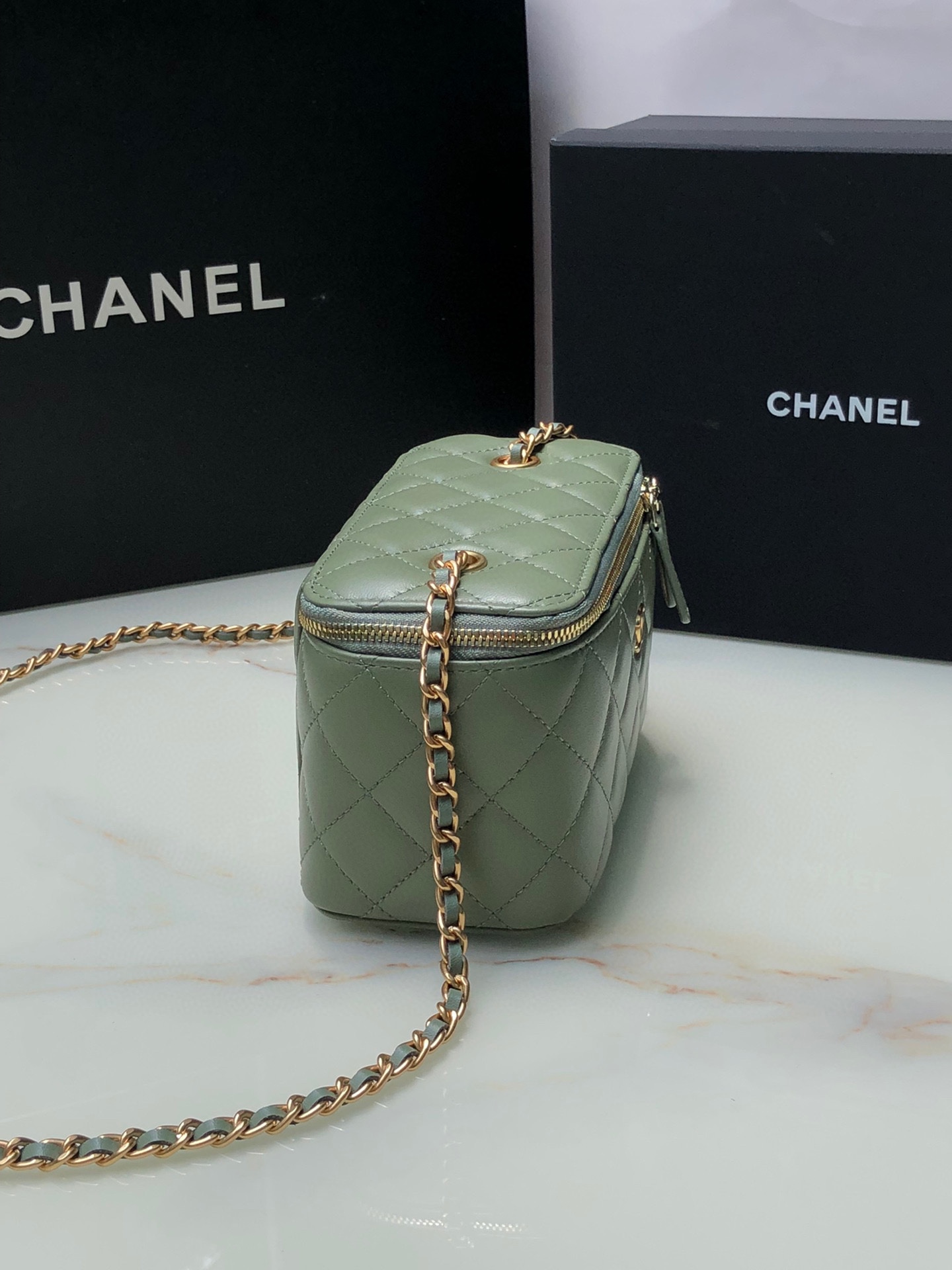 C*hanel Top Bag 17*9.5*8CM