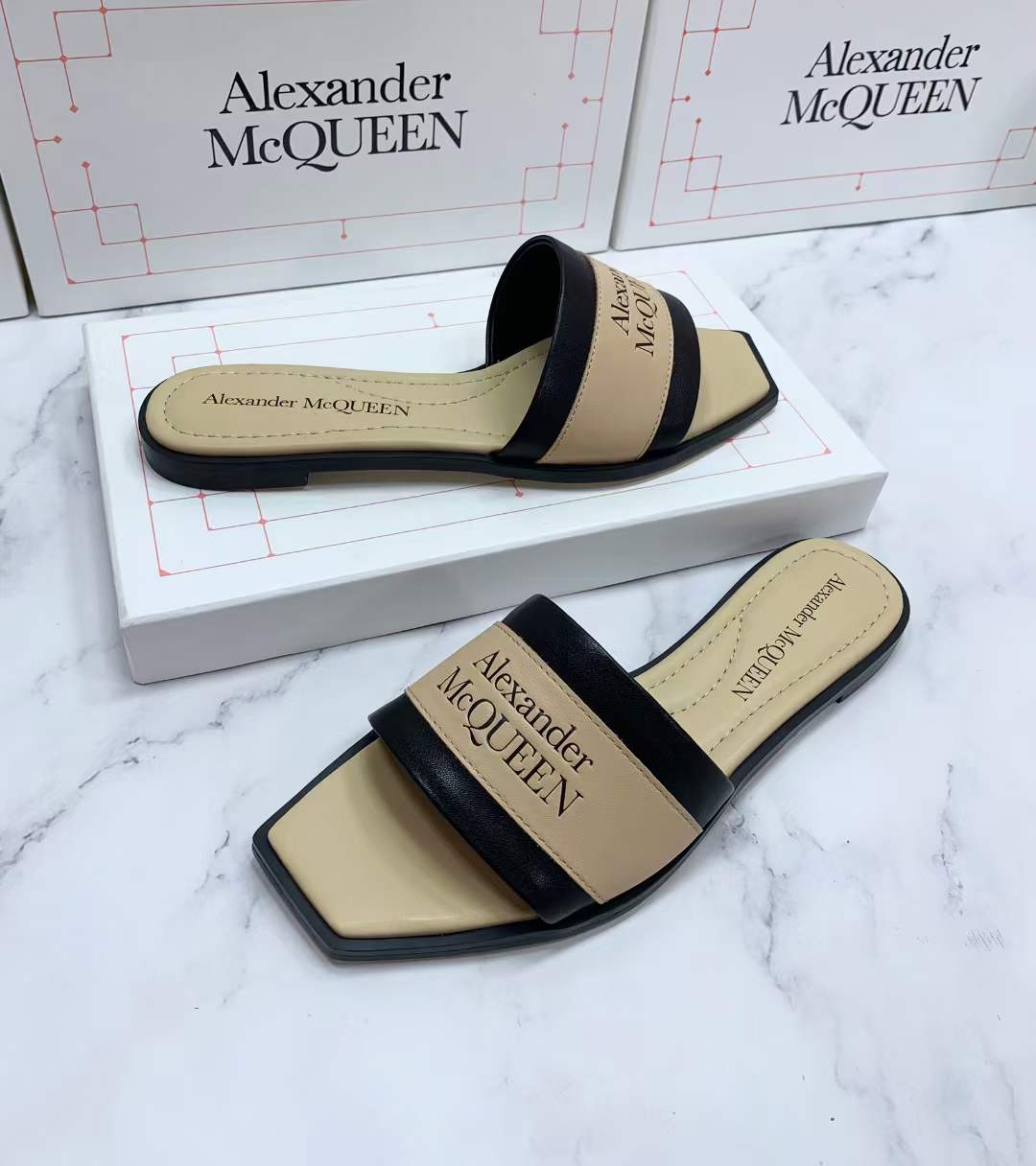 Women A*lexander M*cqueen Top Sandals