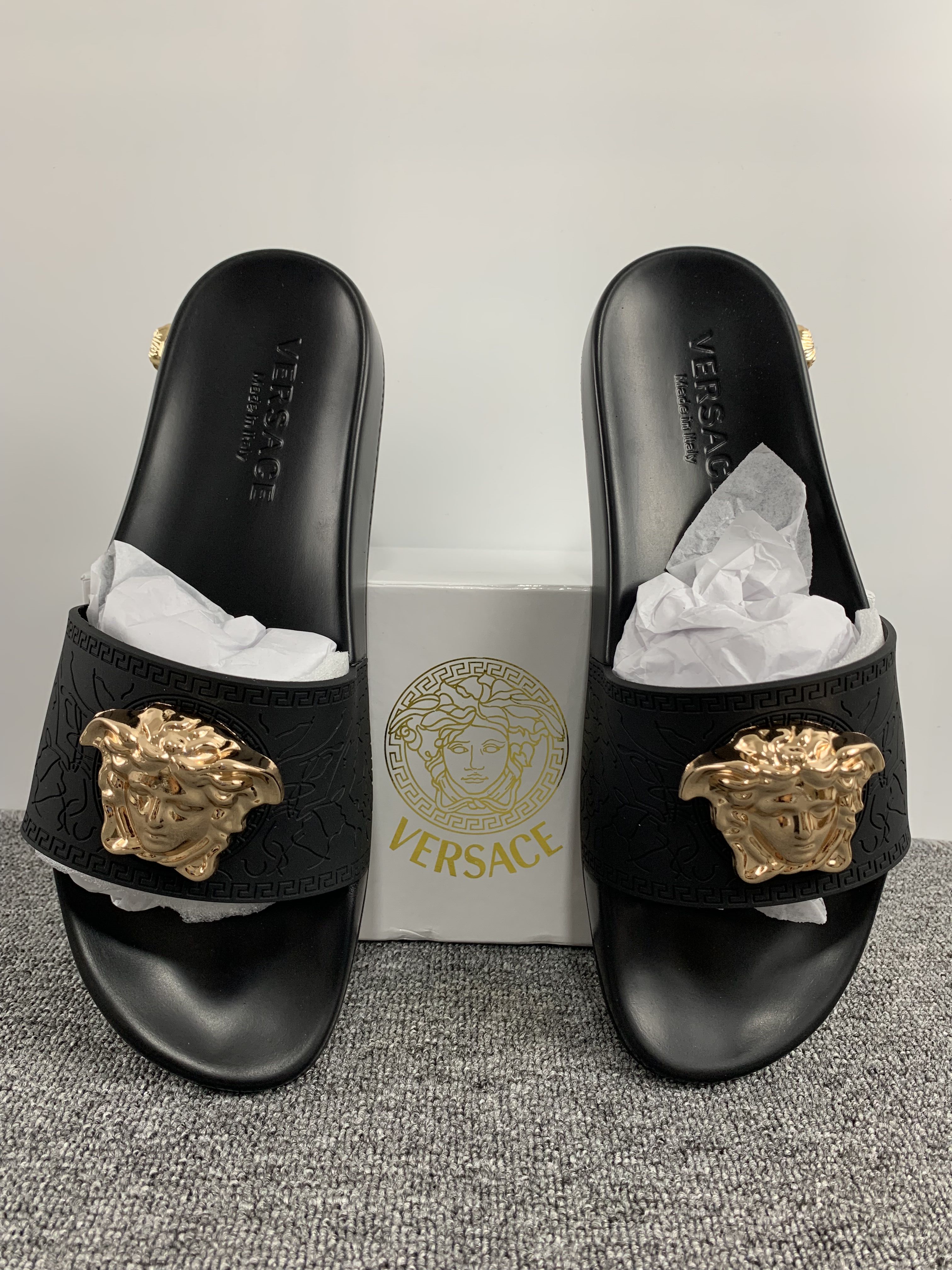 Men Women V*ersace Top Sandals