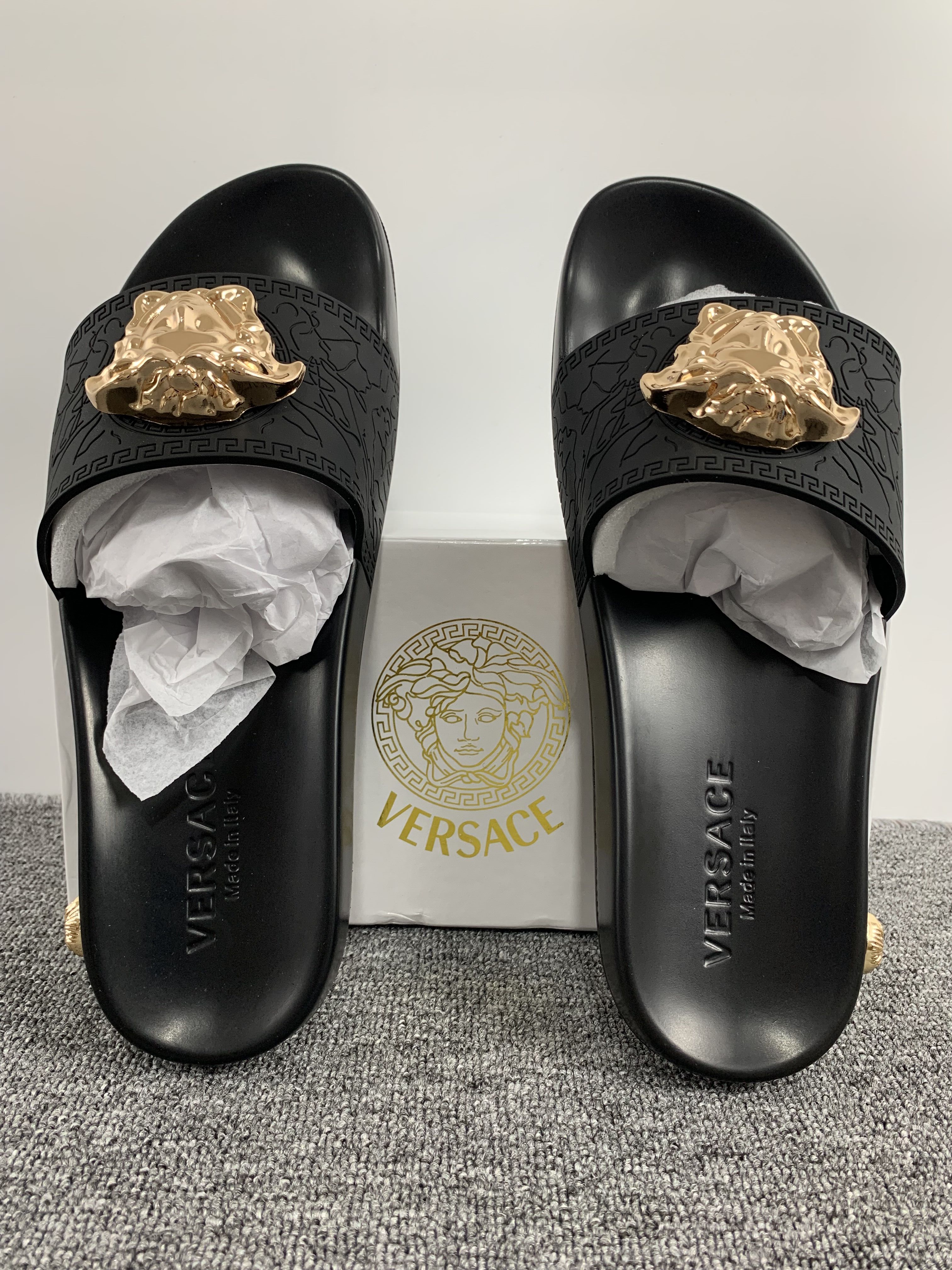 Men Women V*ersace Top Sandals