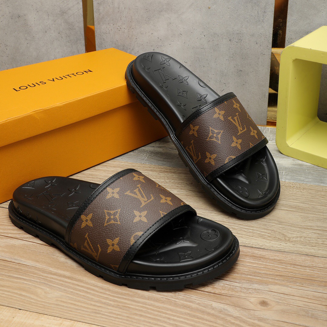 Men L*ouis V*uittonTop Slippers