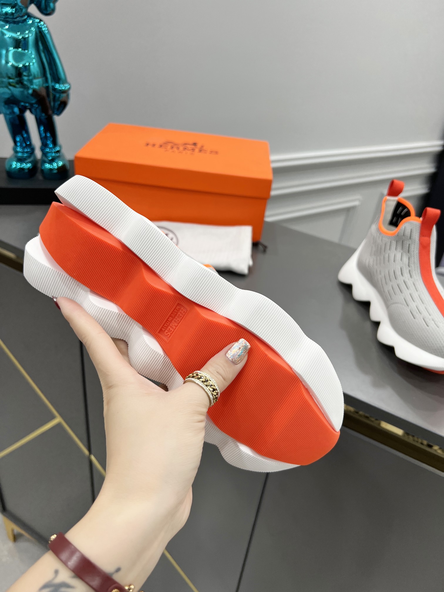 Women H*ermes Top Sneaker