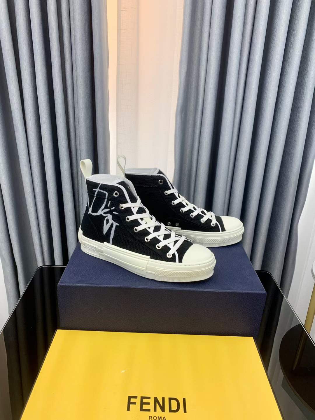 Men Women D*ior Top Sneakers