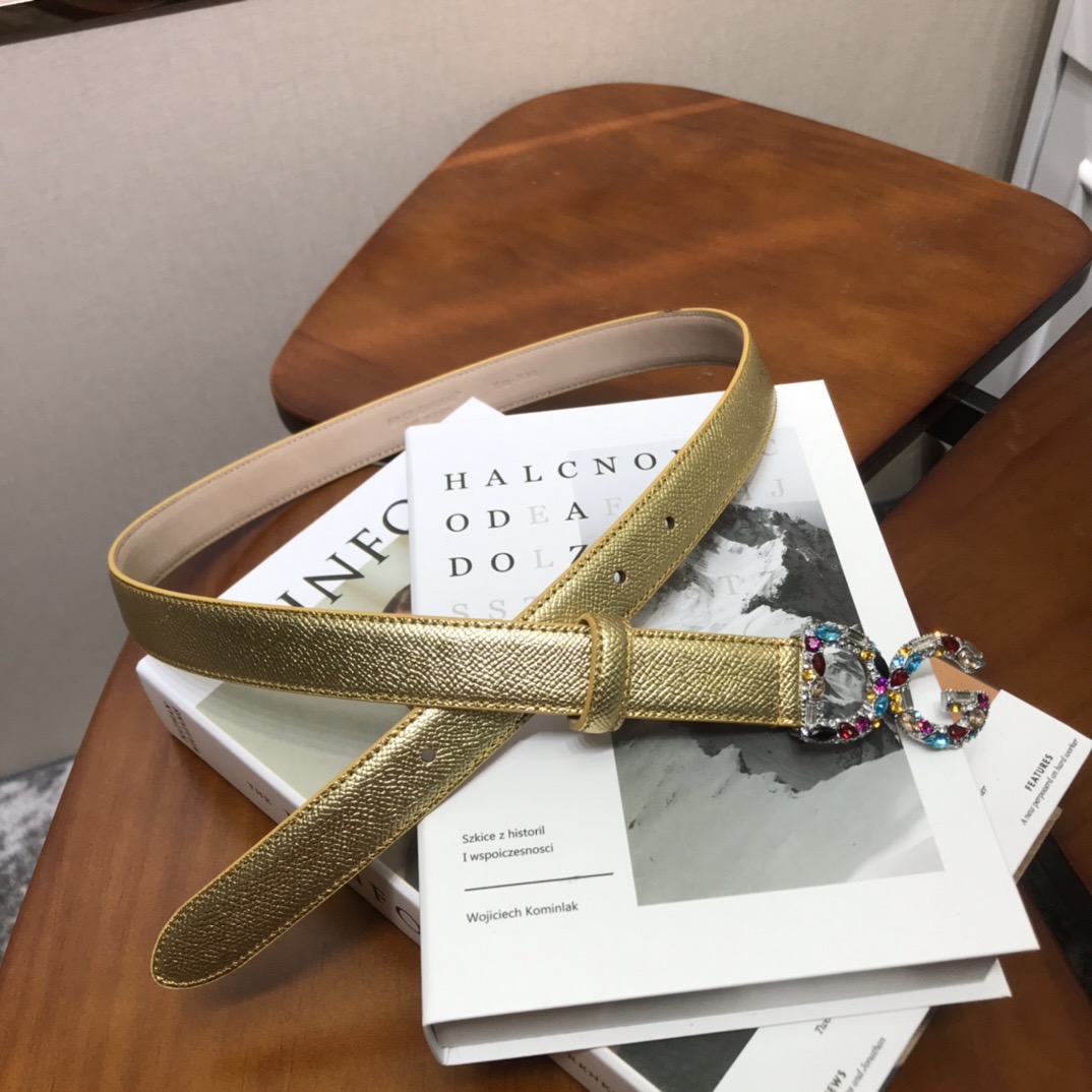 D&G Women Belts 25MM Maikesneakers