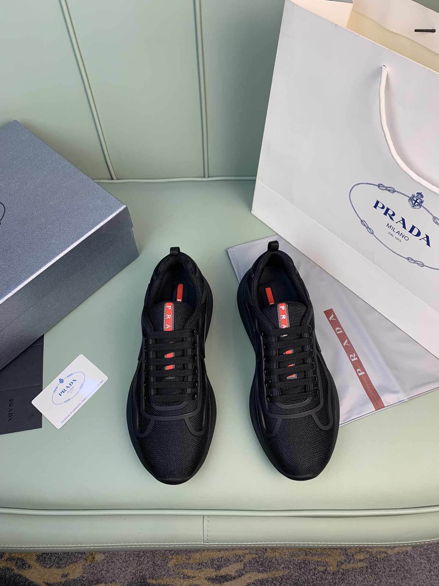 Men P*rada Top Sneaker （ ）