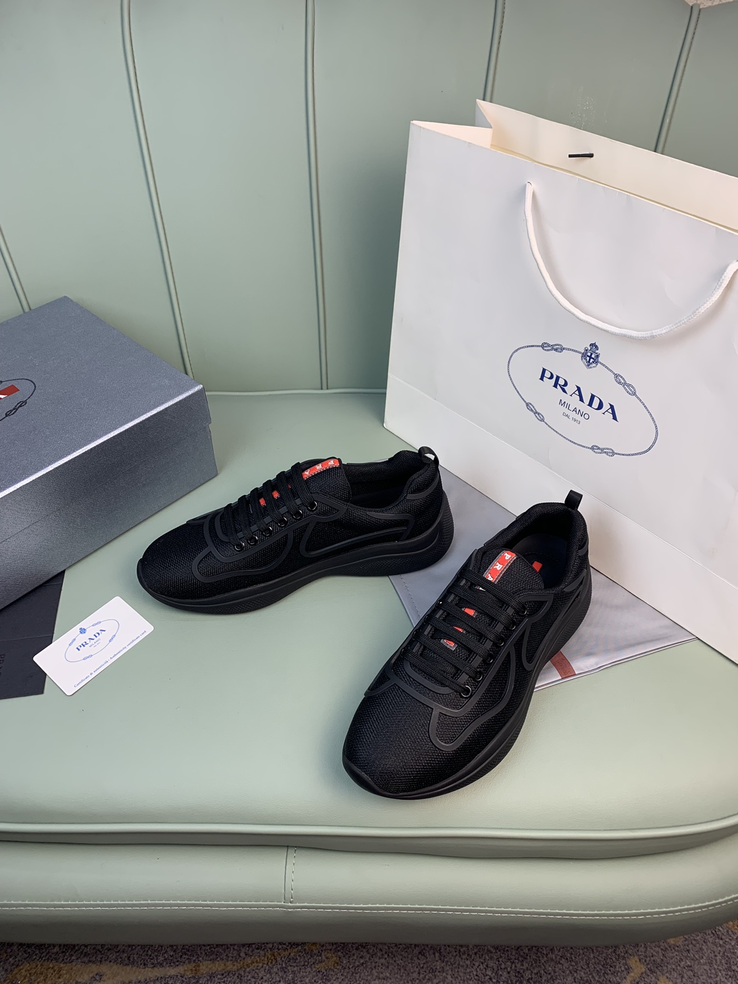 Men P*rada Top Sneaker （ ）