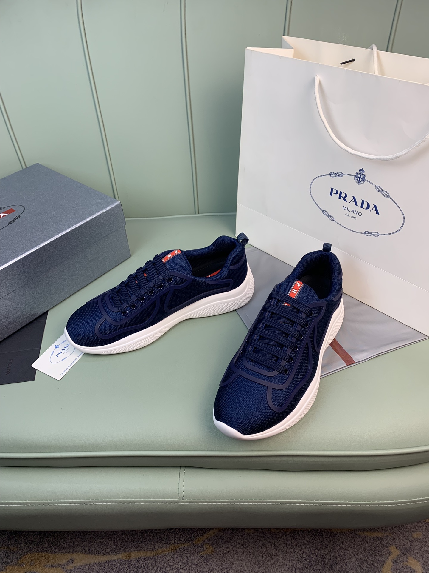 Men P*rada Top Sneaker （ ）