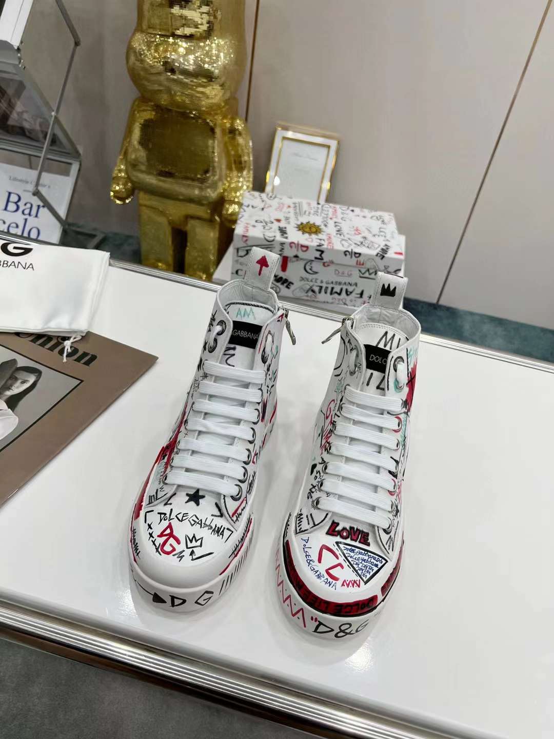 Men Women D*G Top Sneakers