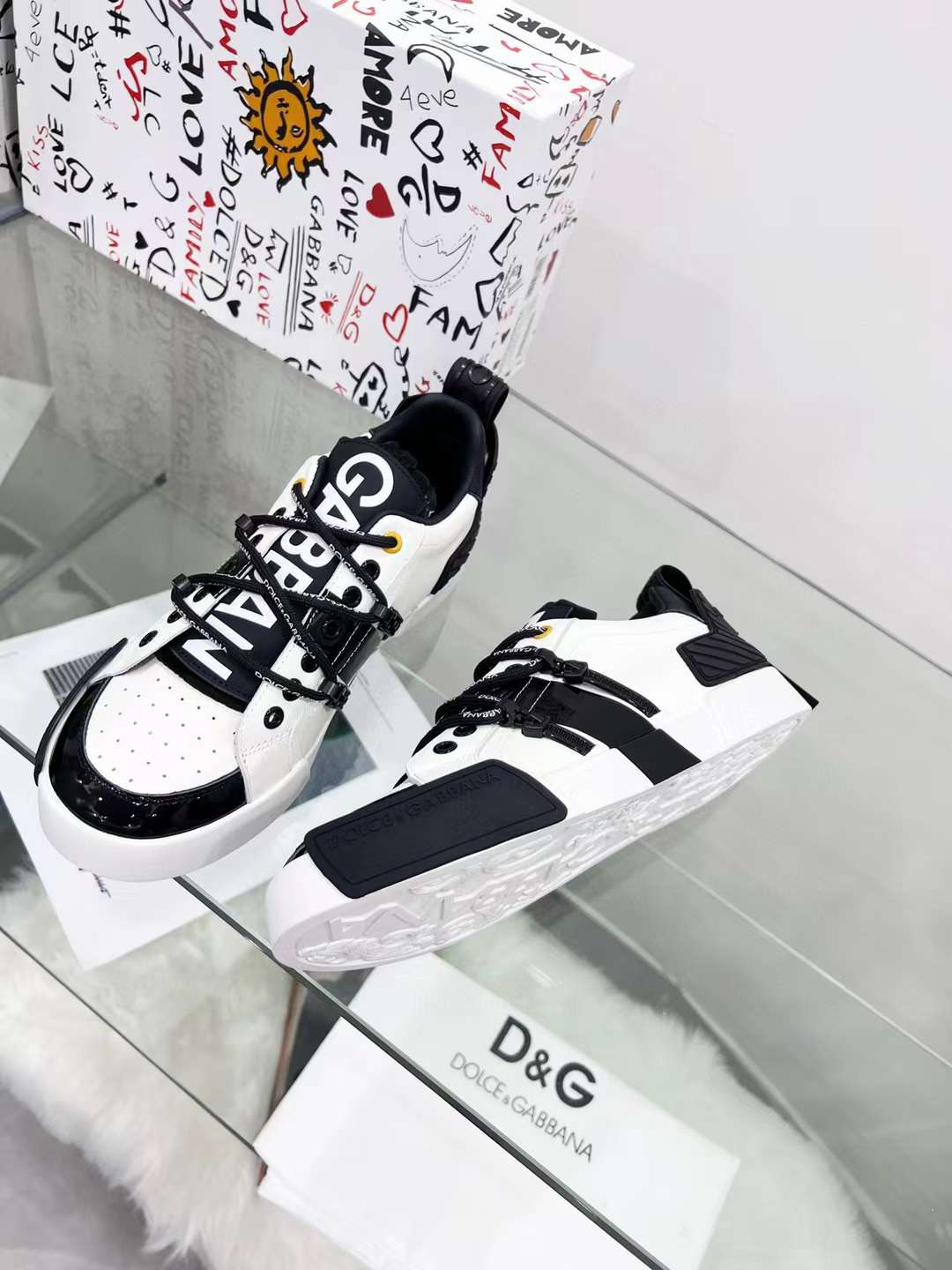 Men Women D*G Top Sneakers