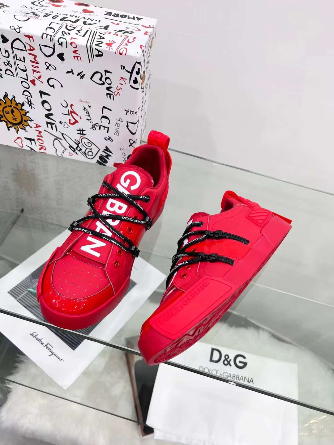 Men Women D*G Top Sneakers