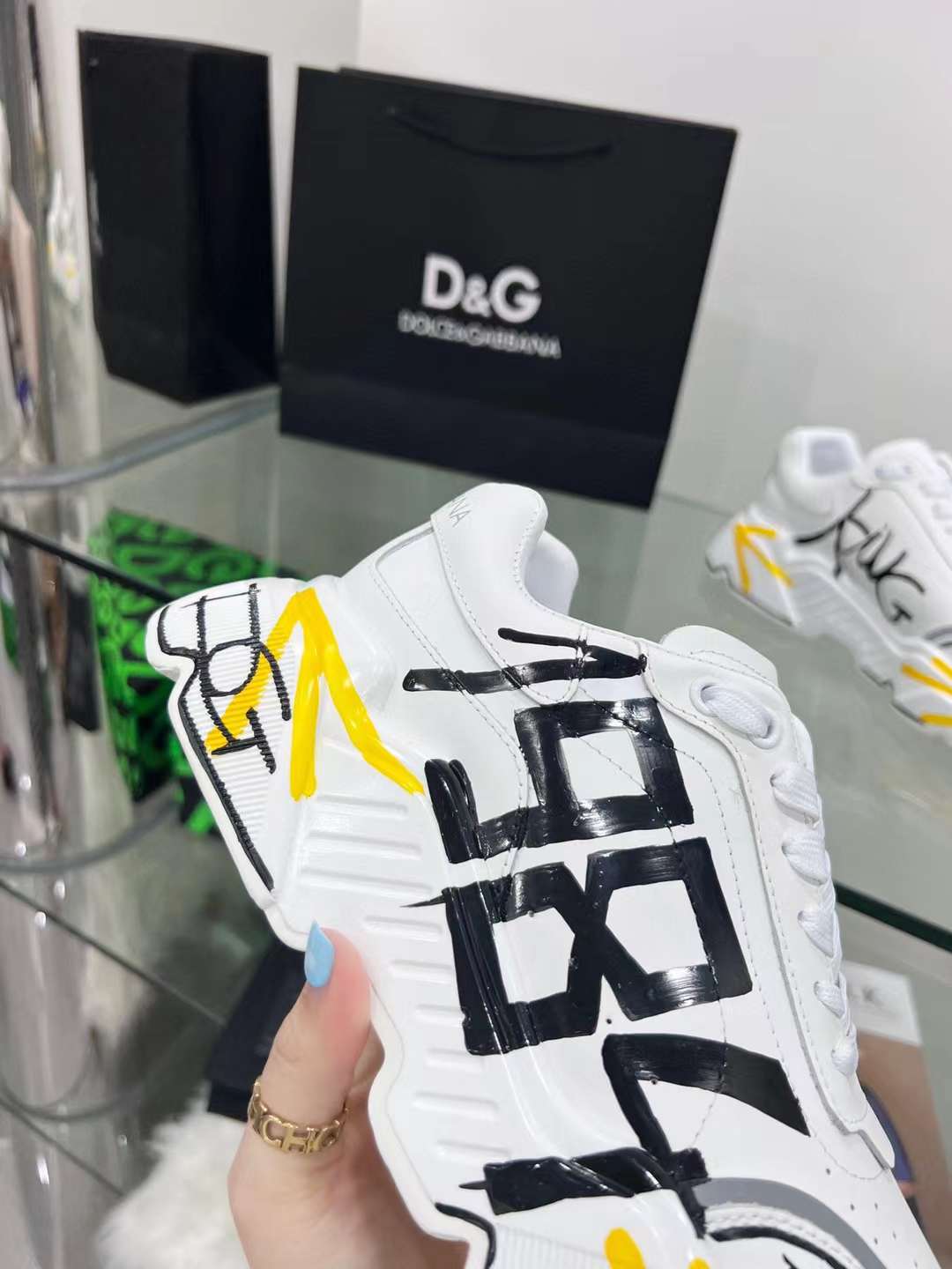 Men Women D*G Top Sneakers