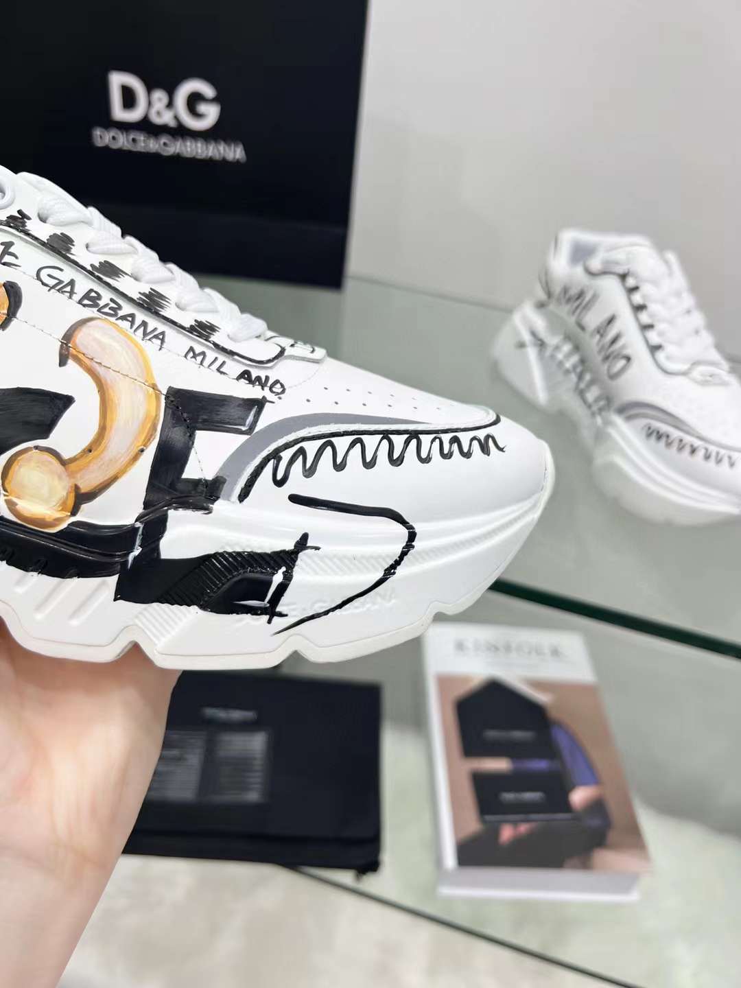 Men Women D*G Top Sneakers