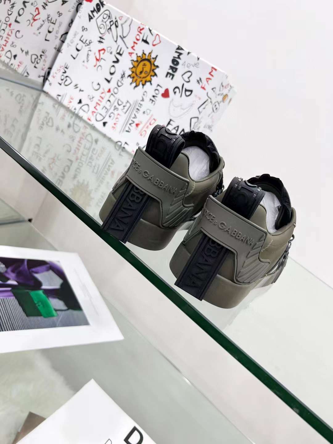 Men Women D*G Top Sneakers