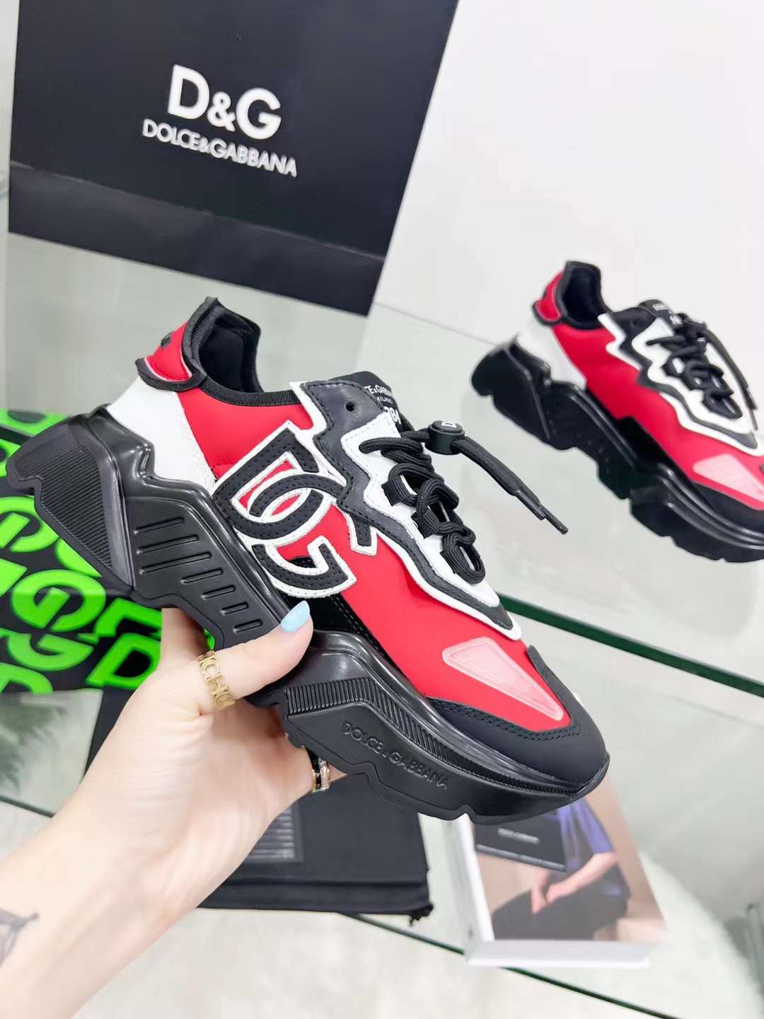 Men Women D*G Top Sneakers