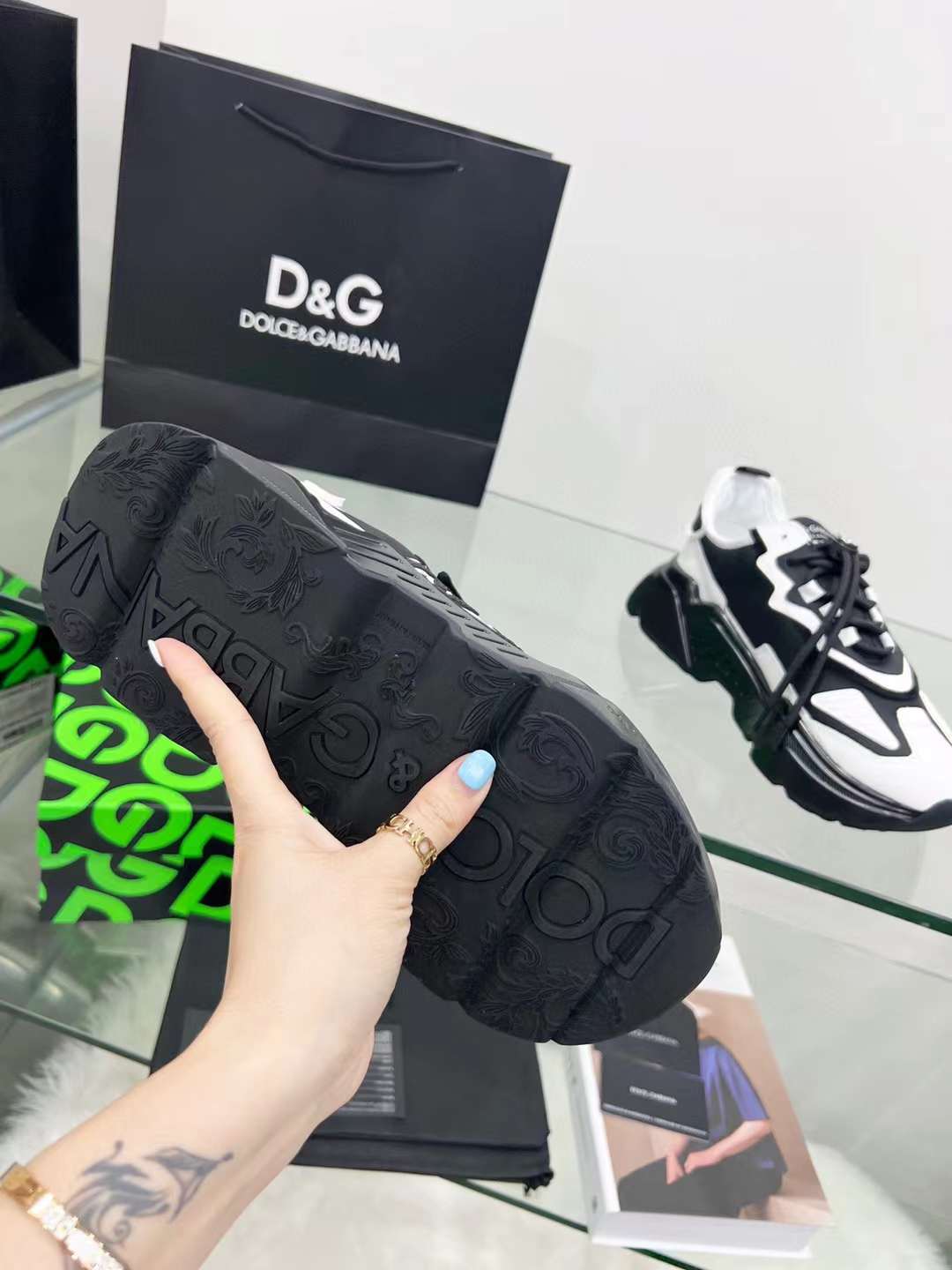 Men Women D*G Top Sneakers