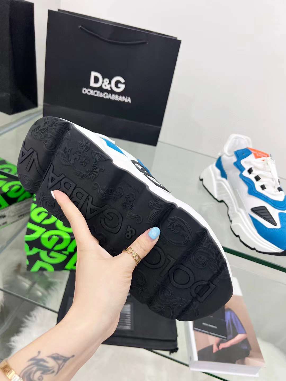 Men Women D*G Top Sneakers
