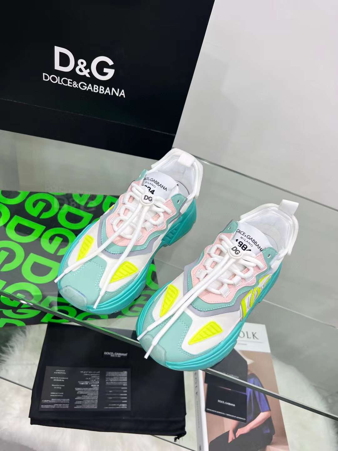 Men Women D*G Top Sneakers