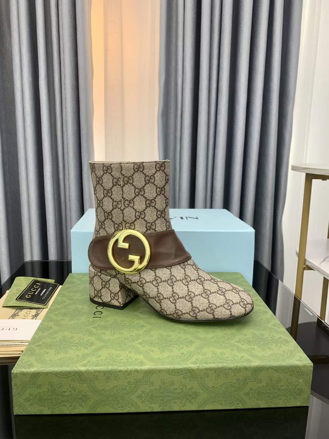 Women G*ucci Top Boots （）