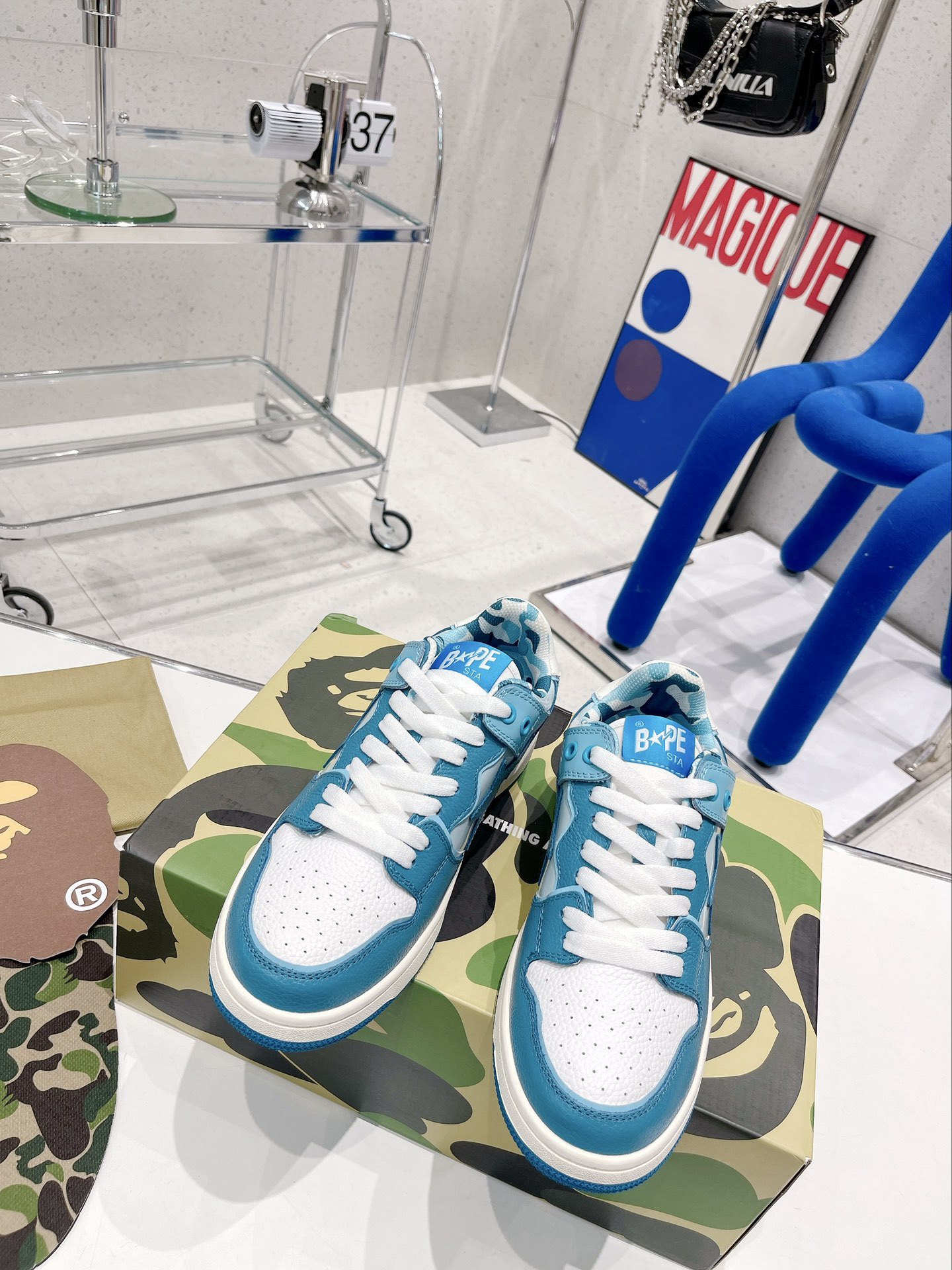 Men Women B*ape sta to low Top Sneaker