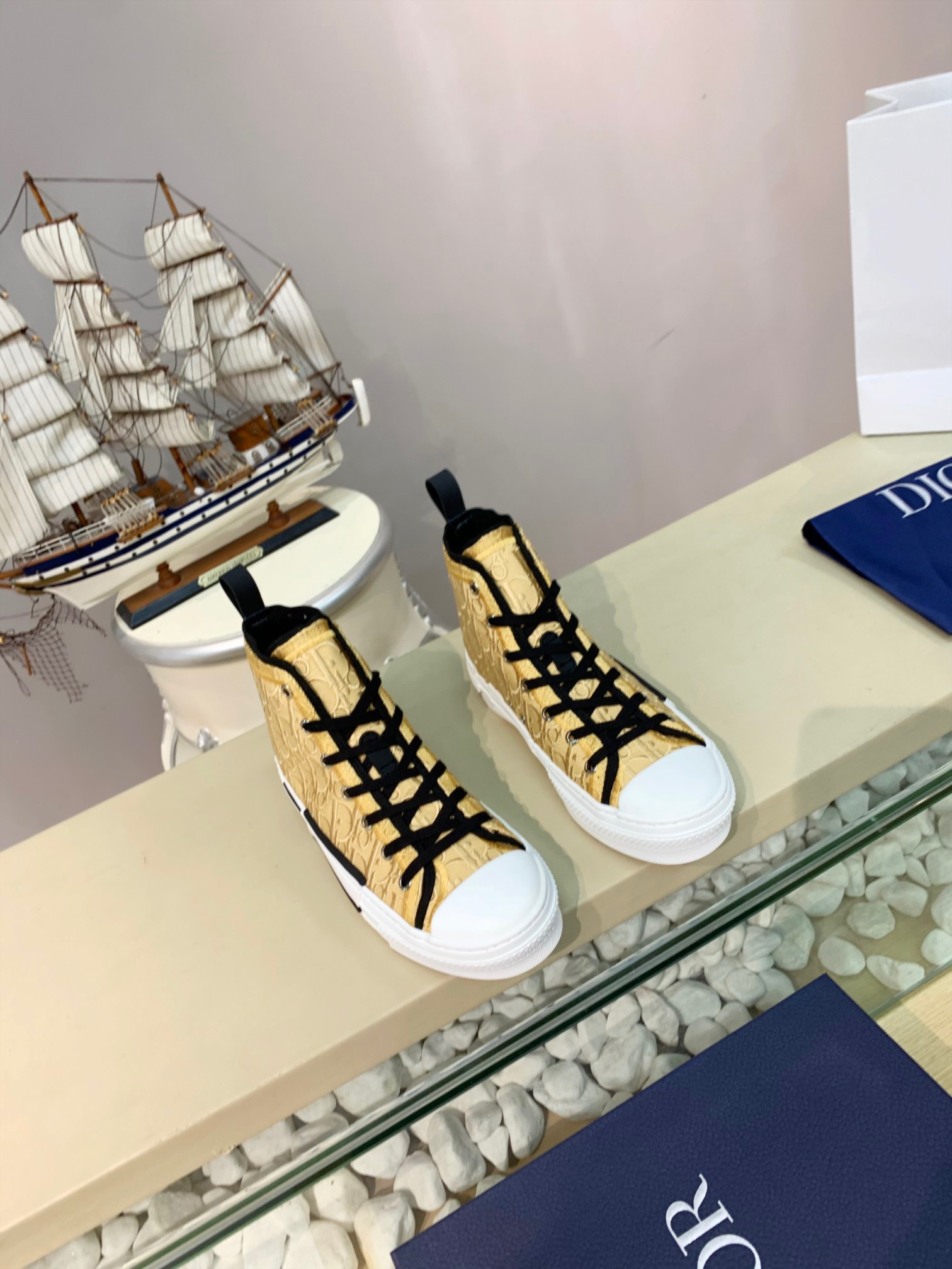 Men Women D*ior Top Sneakers