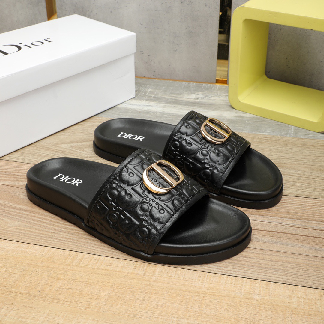 Men D*ior Top Quality slippers