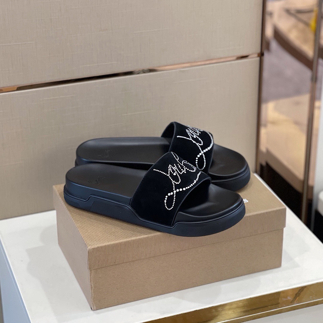 Men C*hristian L*ouboutin Top Quality slippers