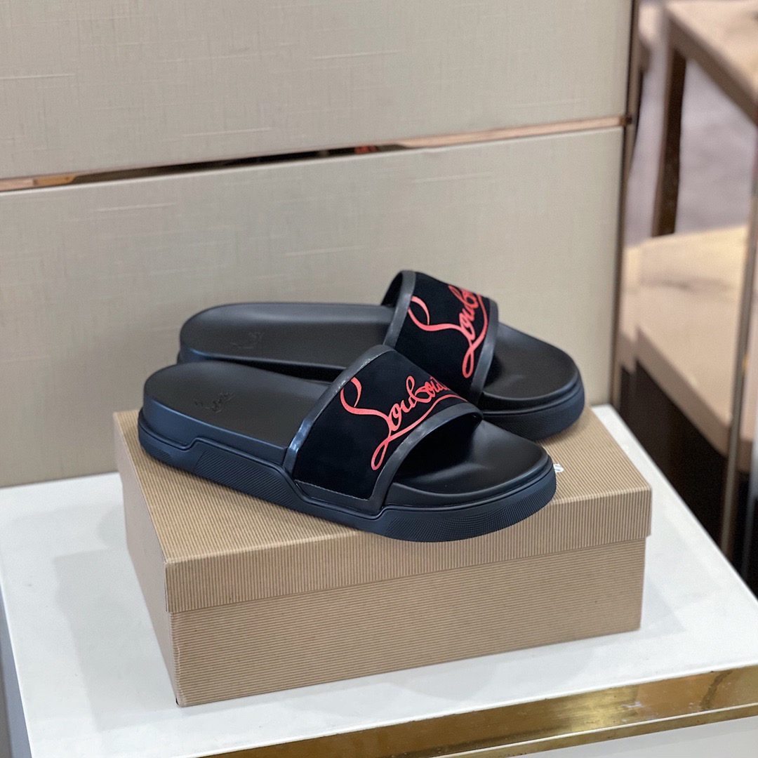 Men C*hristian L*ouboutin Top Quality slippers