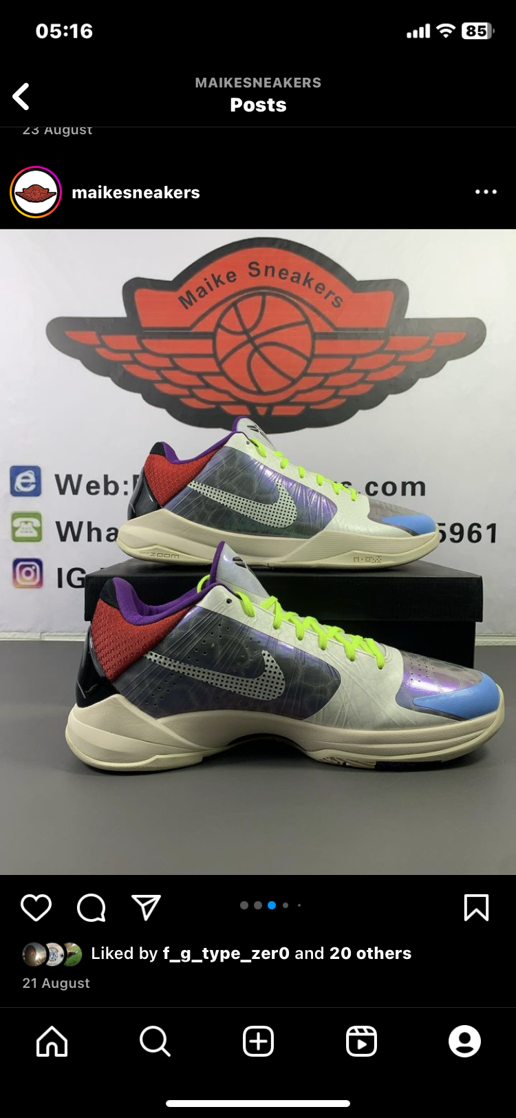 Great quality NIKE zoom Kobe 5