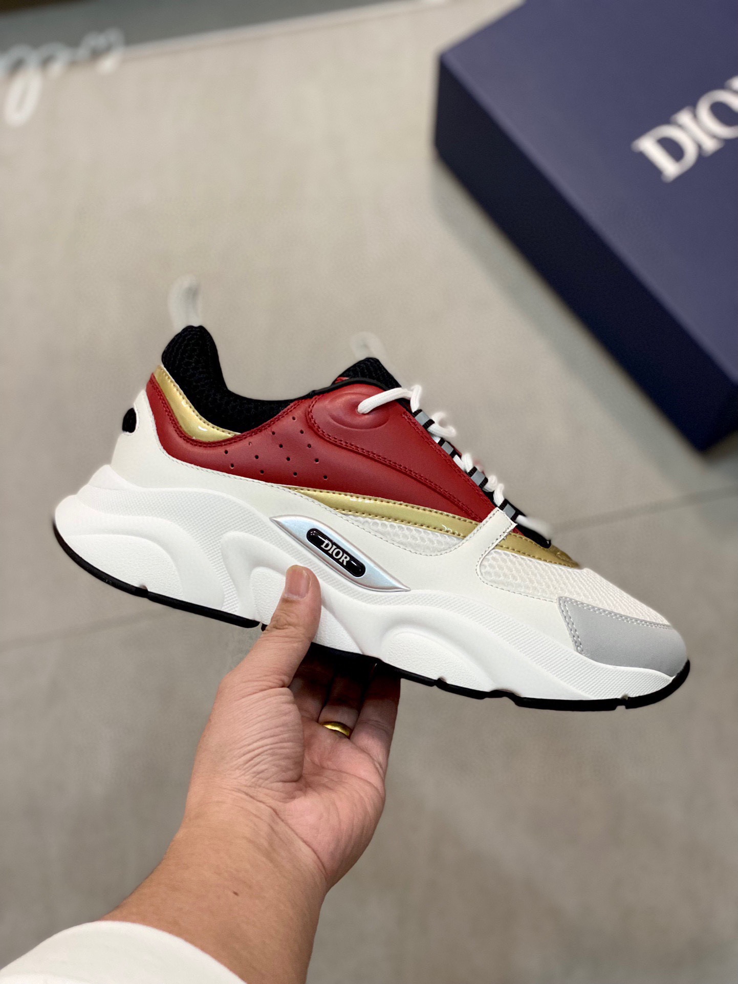 Men D*ior Top Sneaker