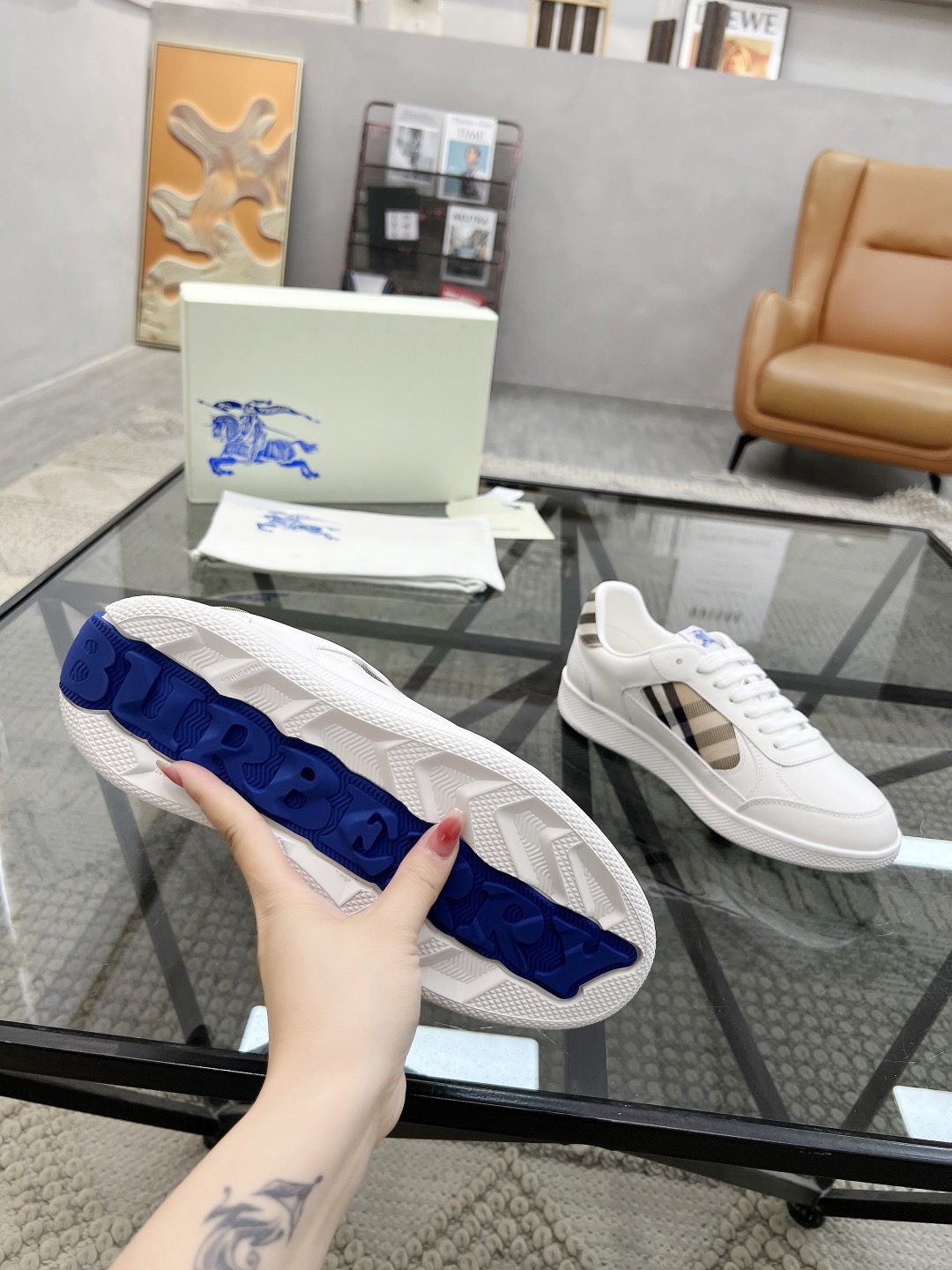 Men B*rberry Sneaker （）