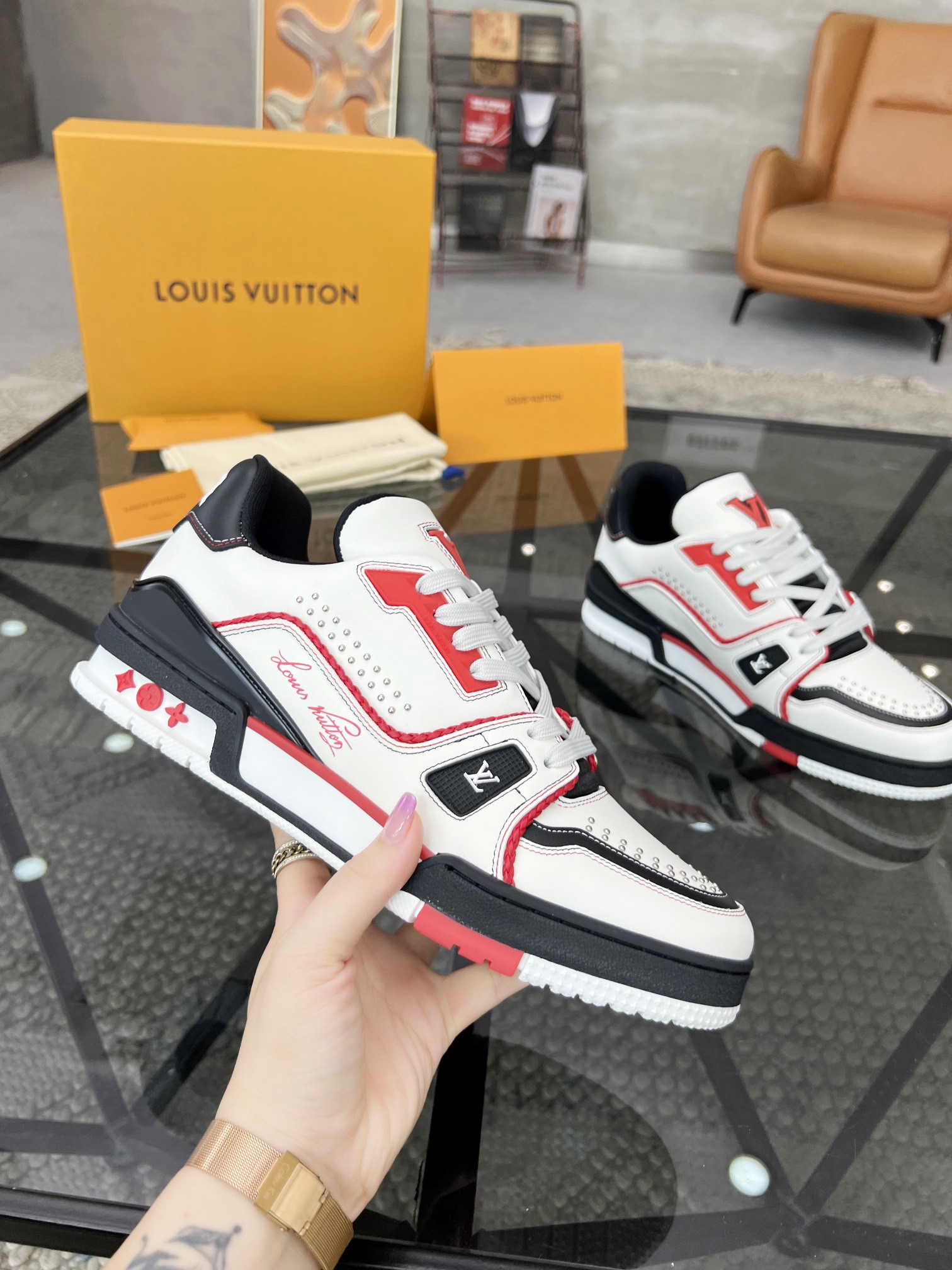 Men L*ouis V*uitton Top Sneaker L*V Shoes