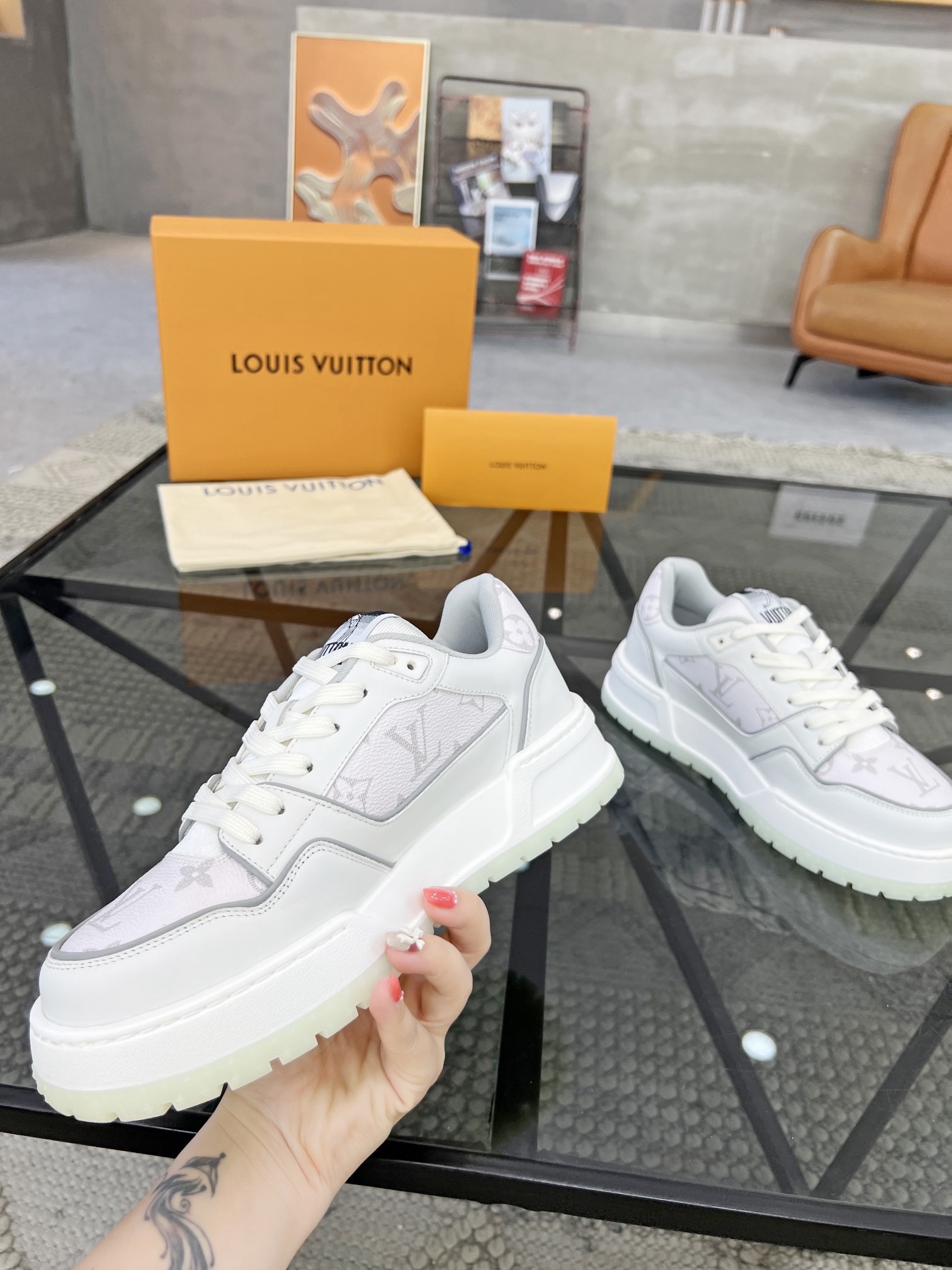 Men L*ouis V*uitton Top Sneaker L*V Shoes