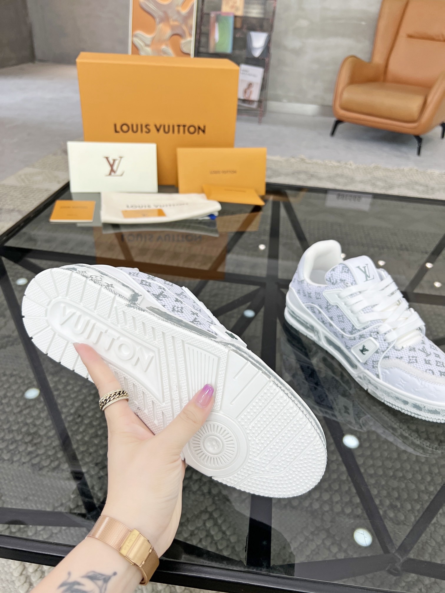 Men L*ouis V*uitton Top Sneaker L*V Shoes