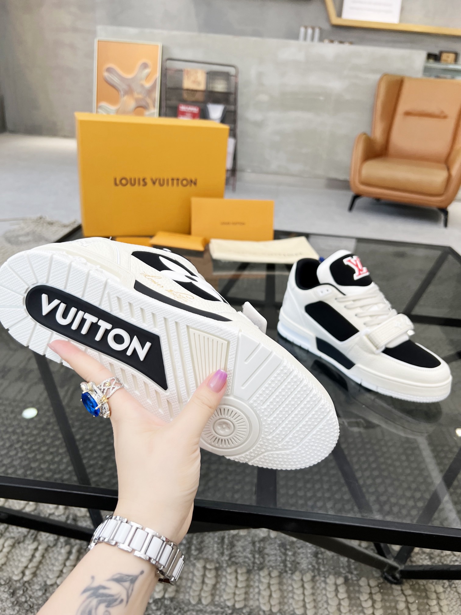 Men L*ouis V*uitton Top Sneaker L*V Shoes