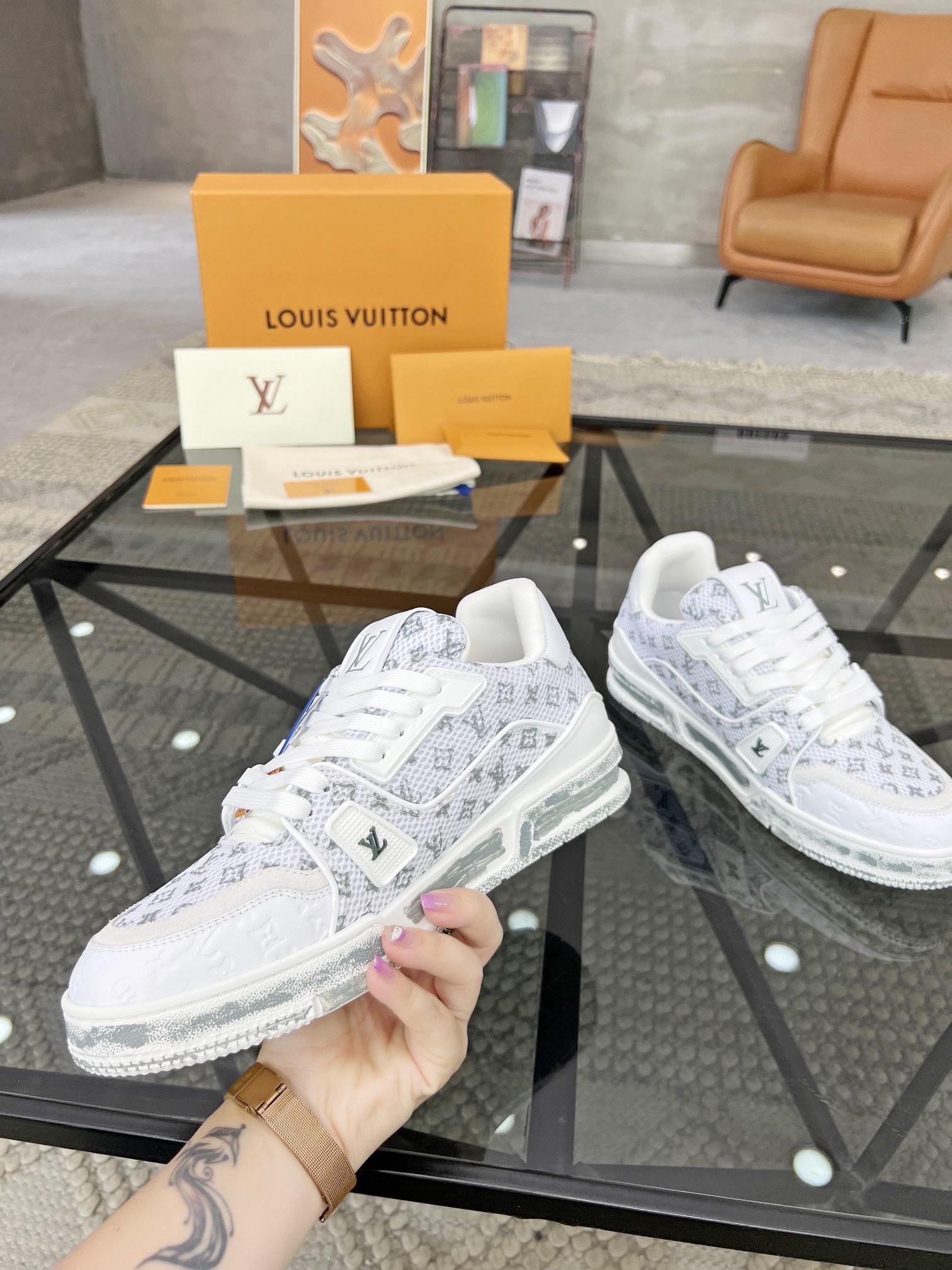 Men L*ouis V*uitton Top Sneaker L*V Shoes