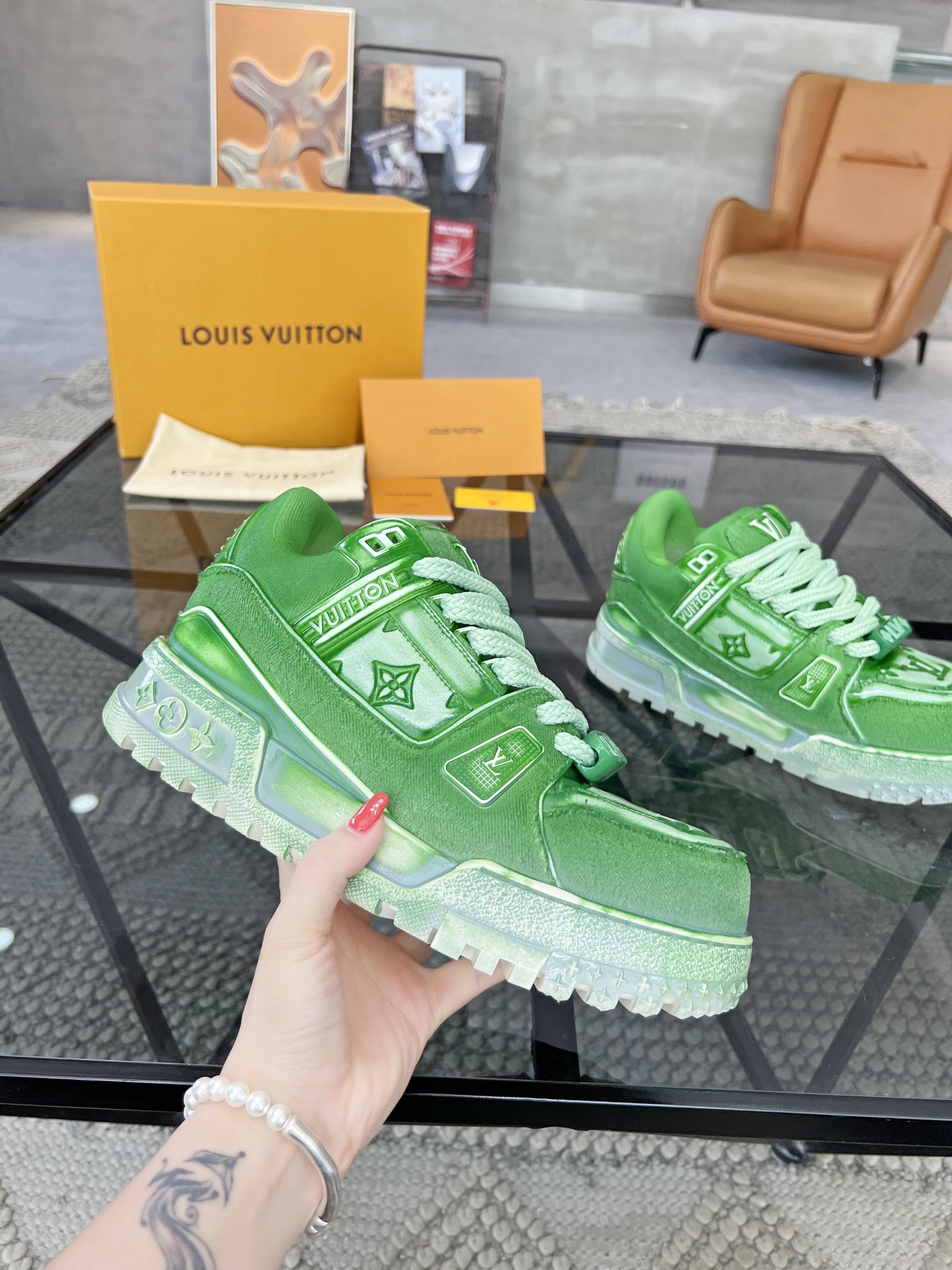 Men L*ouis V*uitton Top Sneaker L*V Shoes