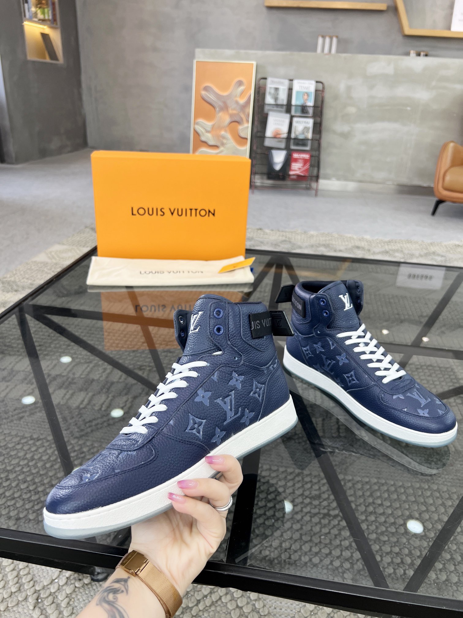 Men L*ouis V*uitton Top Sneaker L*V Shoes